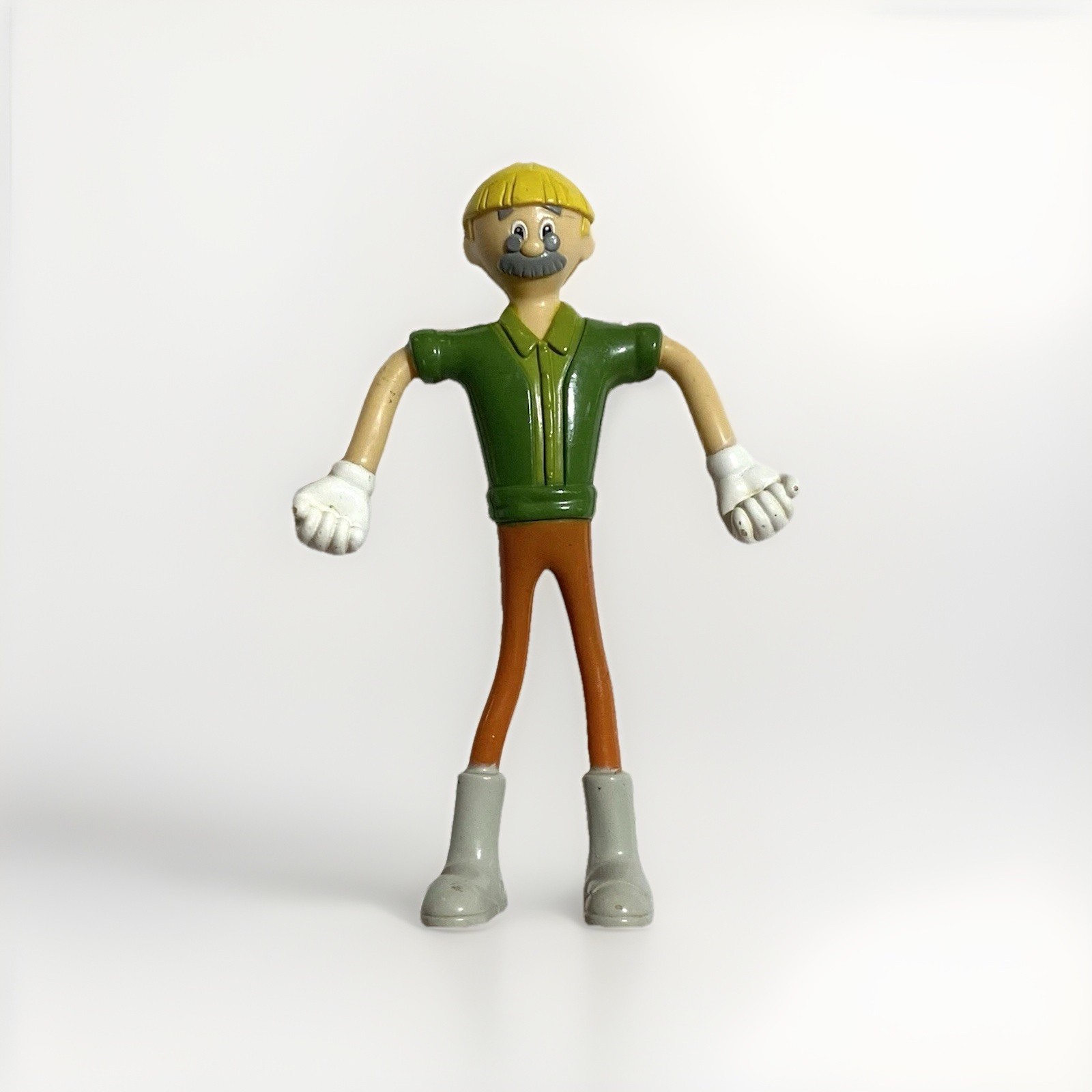 2002 McDonalds Happy Meal Geppetto Bendy Figurine