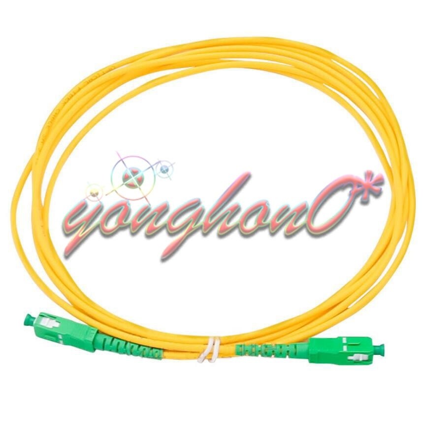 30M SC/APC Singlemode Fiber Optic Patch Cord Cable 3.0mm FTTH PVC Jumper *mq