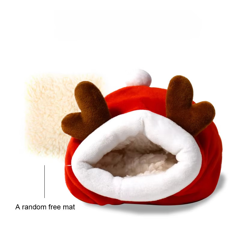Hamster Cotton Nest Pet Warm Winter Supplies Winter Sleeping Bag House Small Fos