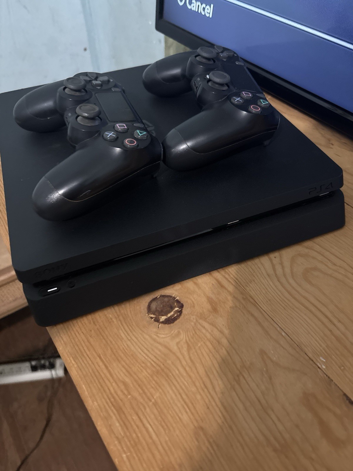 Sony PS4 Console with 2 Wireless Controllers & 4 Games Batman Naruto Dragon Ball