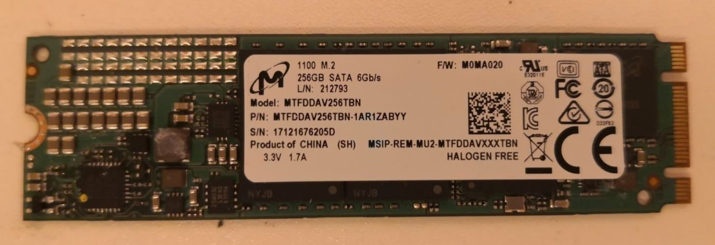 256GB M.2 SSD HARD DRIVE for Acer Aspire 3 A315-56 series - N19C1