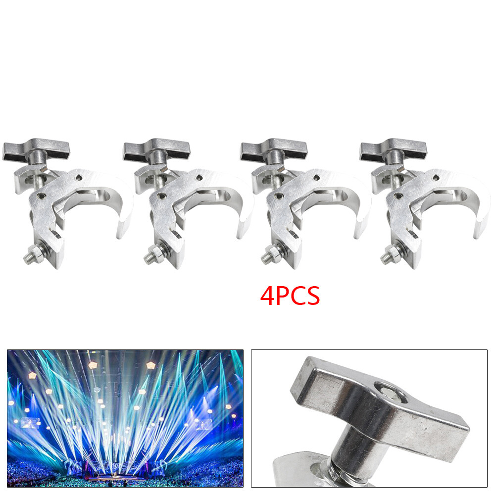Heavy Duty 4PCS 330LBs Light Truss Clamps DJ Lighting O Clamp Global Mount