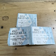 Set Of Cinemark Movie Tickets To Anastasia O926