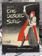 1950 Program- Gene Man Presents "The DESERT SONG" GREEK THEATRE in Griffith Park