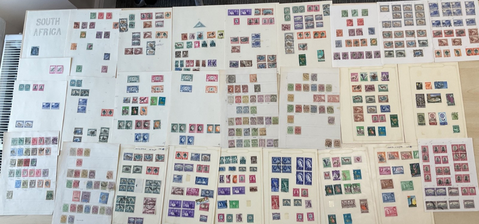 South Africa Stamps. Mint/used. Good lot on leaves. G11