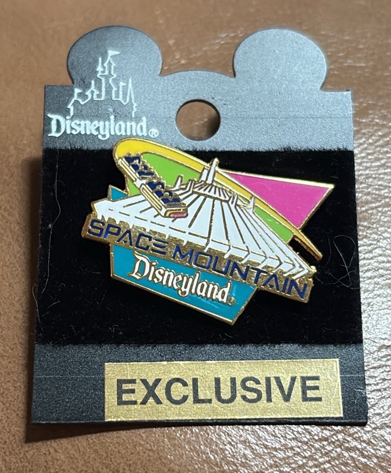 Disney Space Mountain Disneyland 1998 Attraction Pin