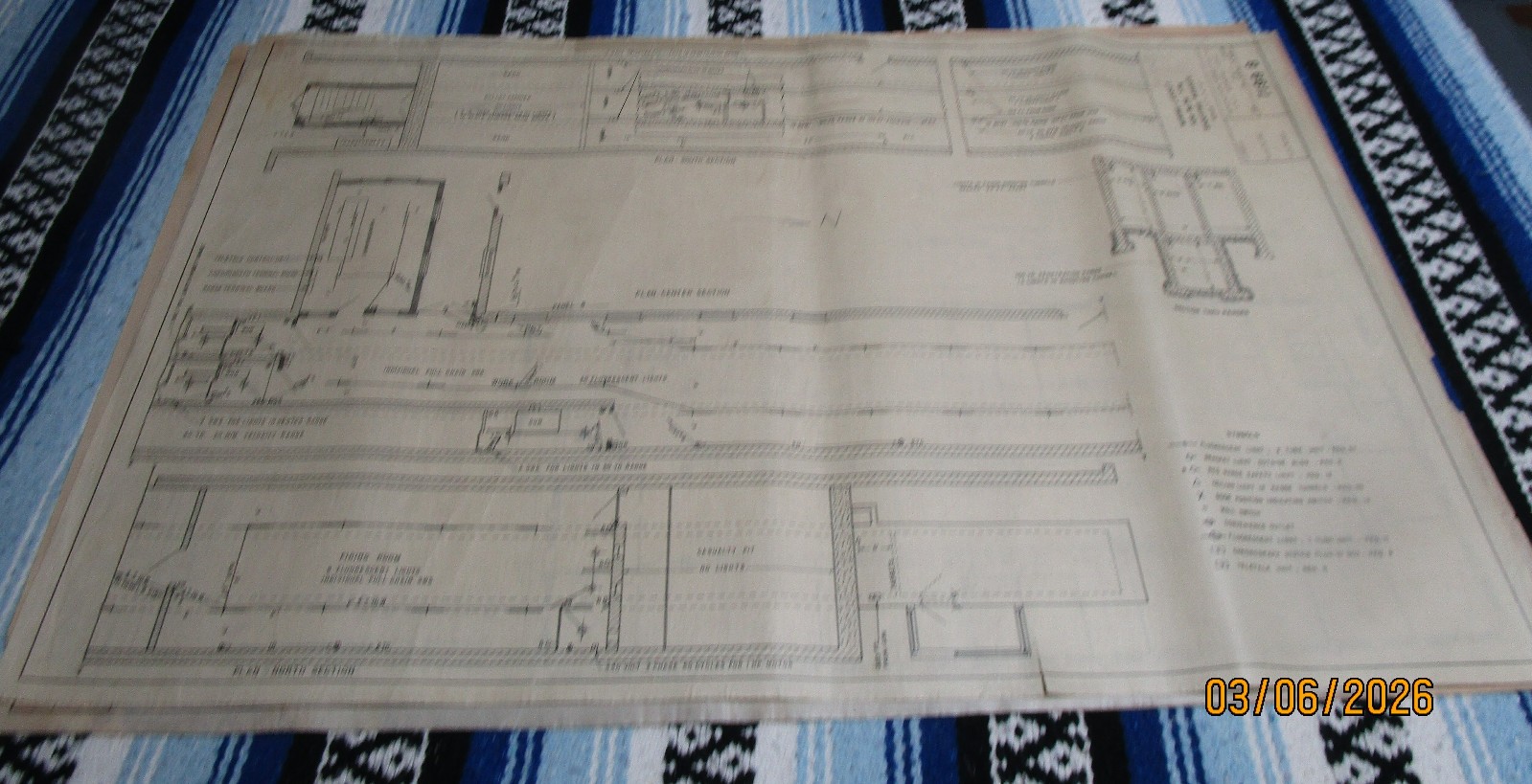 REMINGTON ARMS UMC BRIDGEPORT CT  BLUEPRINT SHOOTING RANGE LAYOUT  1 PC  1943