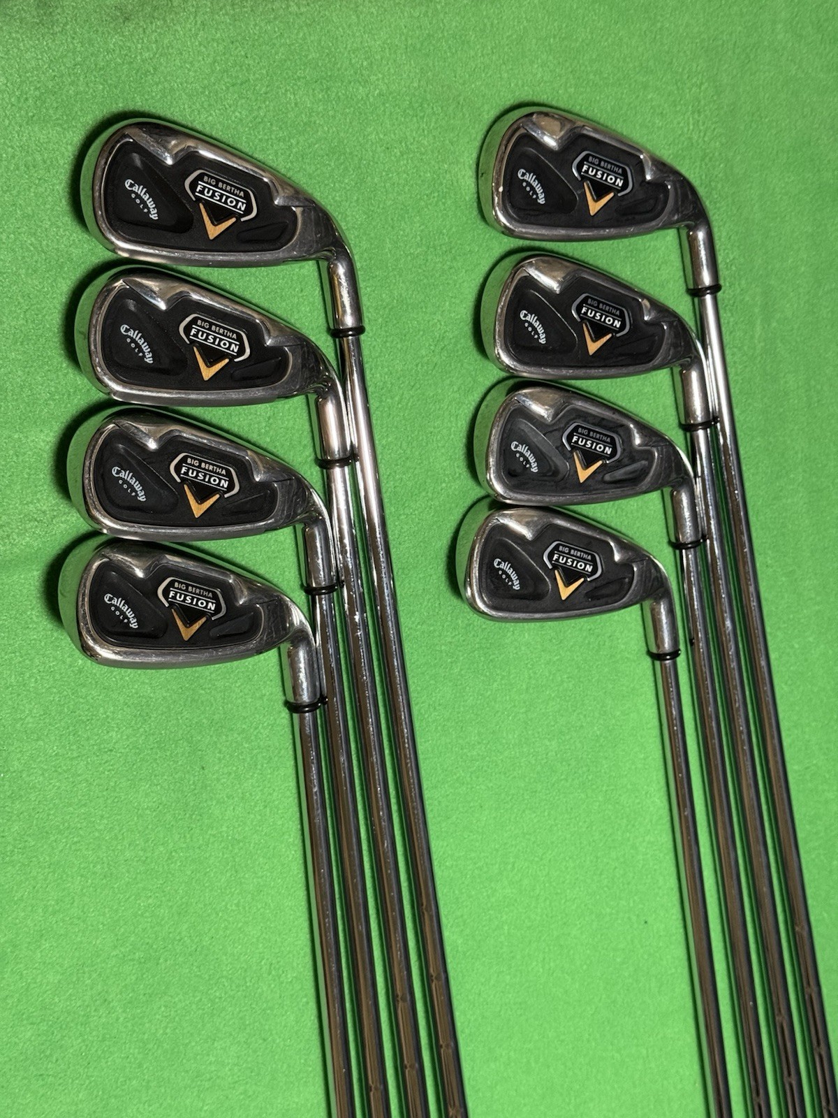 Callaway Big Bertha Fusion Iron Set 3-PW N.S. PRO 990GH  Shaft Uniflex RH