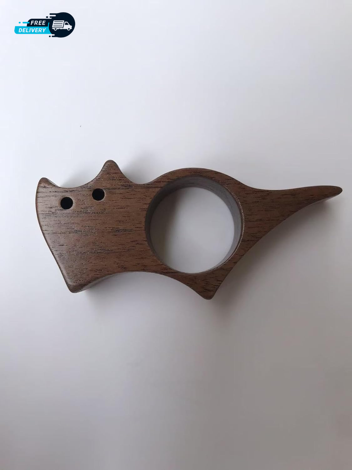 Wooden Thumb Book Page Holder Wooden Thumb Bookmark for Reading Cat-Shaped