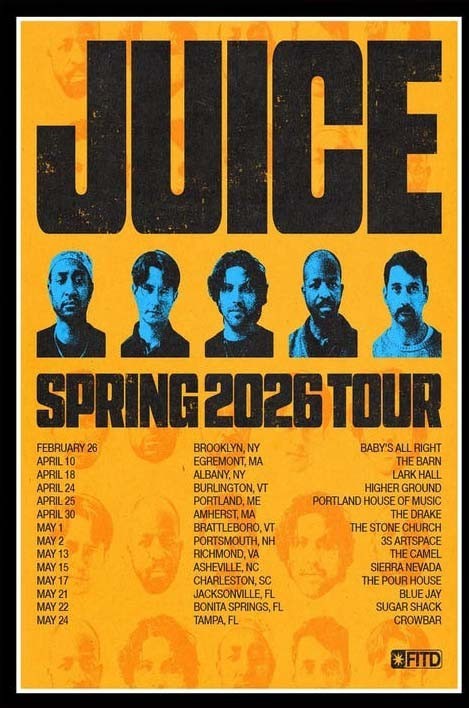 Juice Spring 2026 Tour Poster Concert Wall Art Print