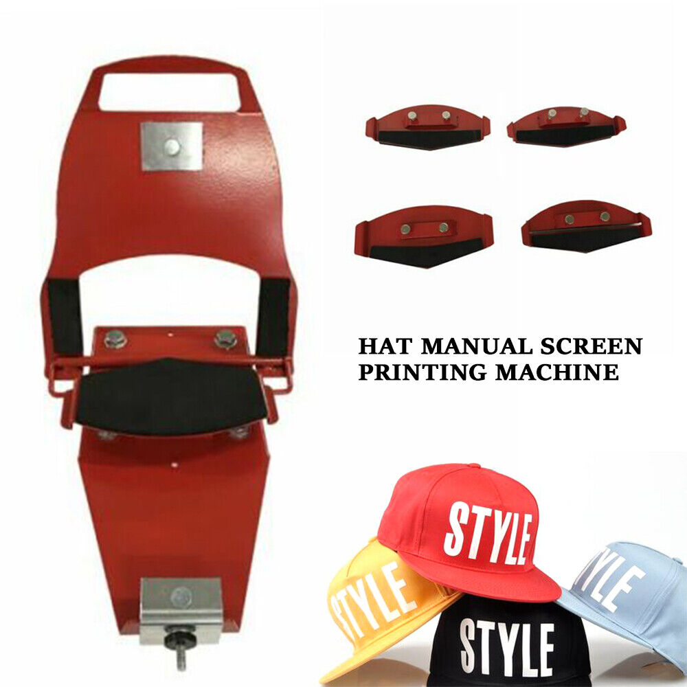 Hat Champ All Screen Printing Press With Std interchangeable Platen 6x3.375''