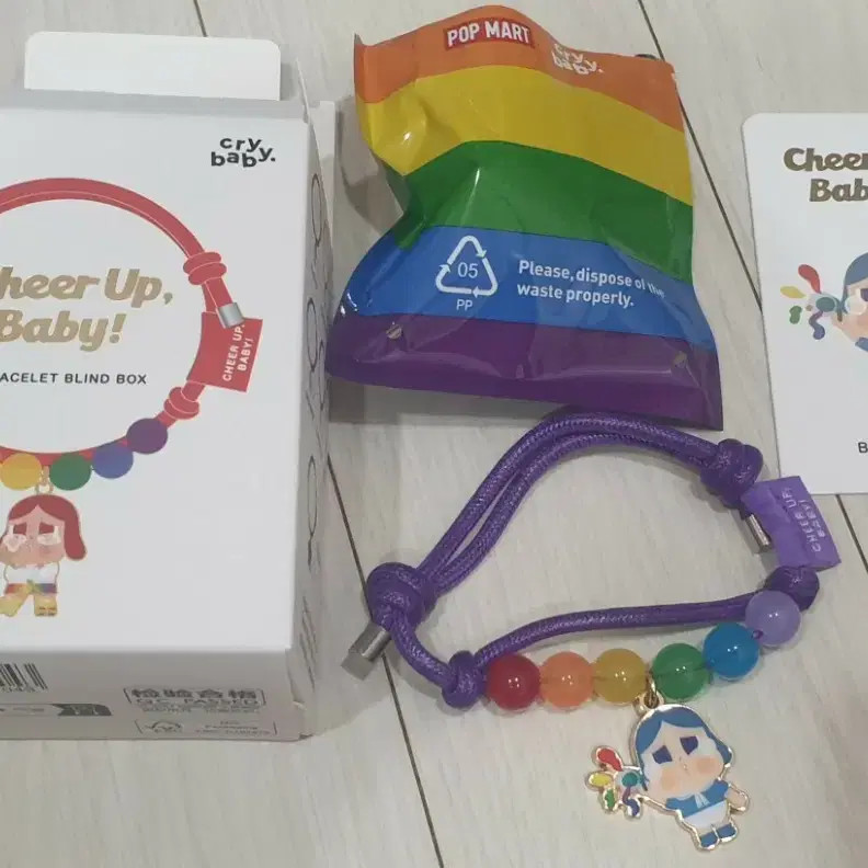 Pop Mart Crybaby Cheer Up & Baby Series Bracelet
