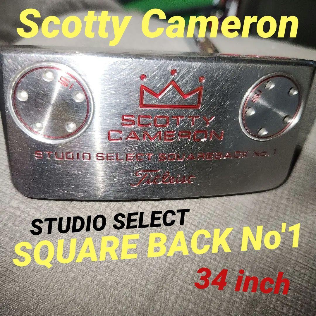 Scotty Cameron Putter Studio Select Squareback No.1 34 in From JP11[Excellent]