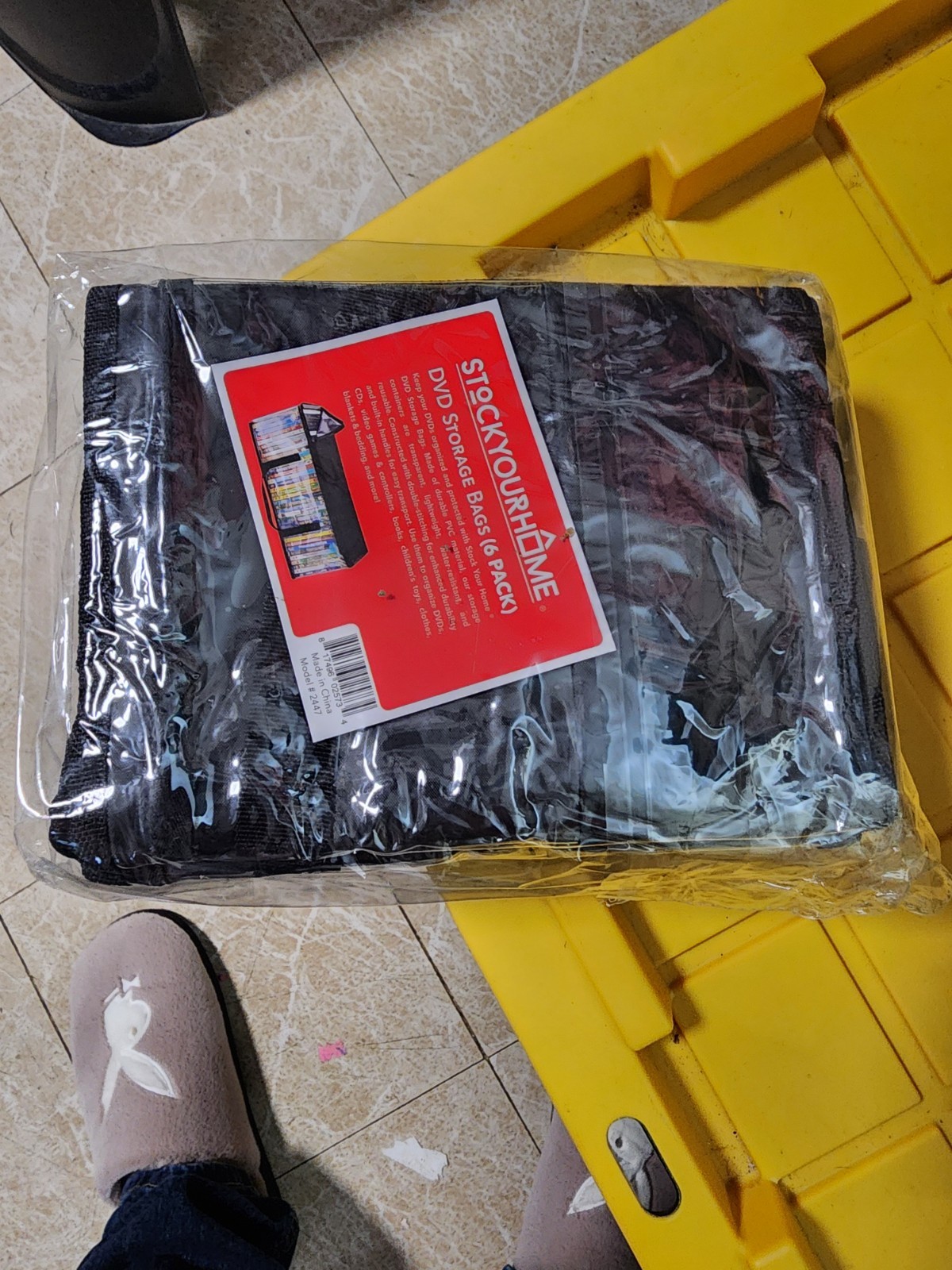 DVD storage bags. 6 pack new in package and a single extra one.