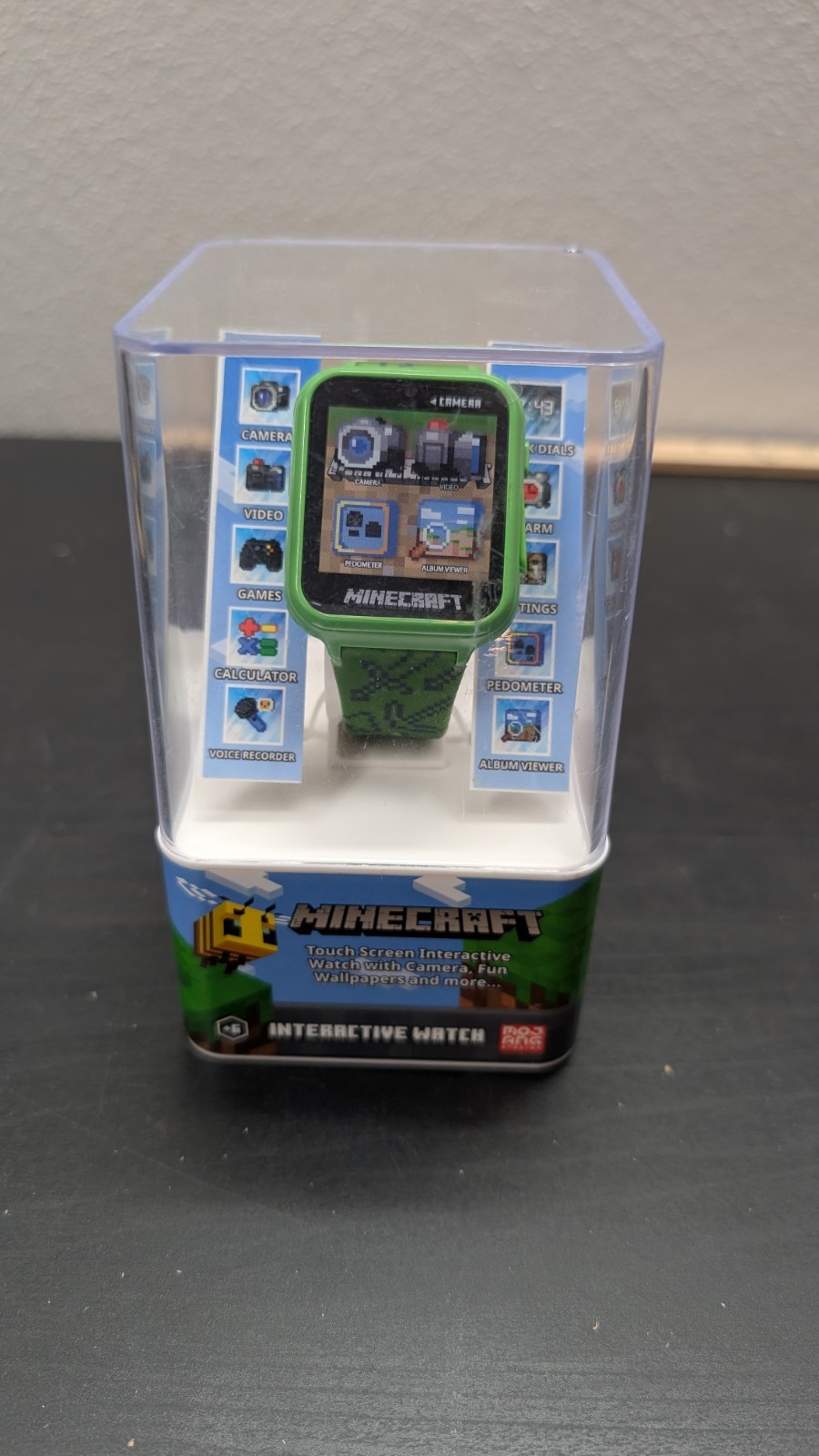 Minecraf Kids Smart Watch – Touchscreen Interactive Watch with 10 Customizable C