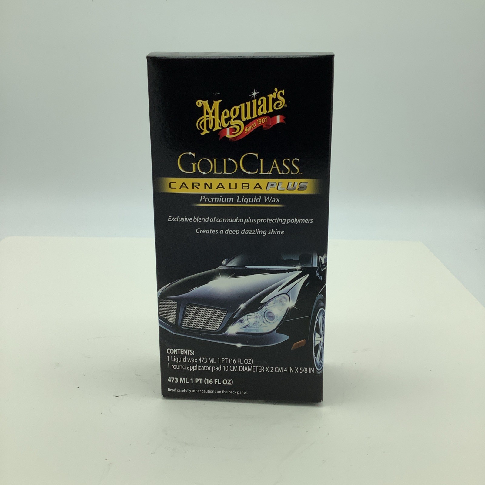 Meguiar's G-7016 Gold Class Clear Gloss Carnauba Liquid Automobile Wax 16 oz.