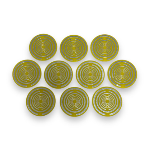 Lakhovsky MWO Antennae, Yellow Tin Plated, Radionics Device (25mm, 10 Pieces)