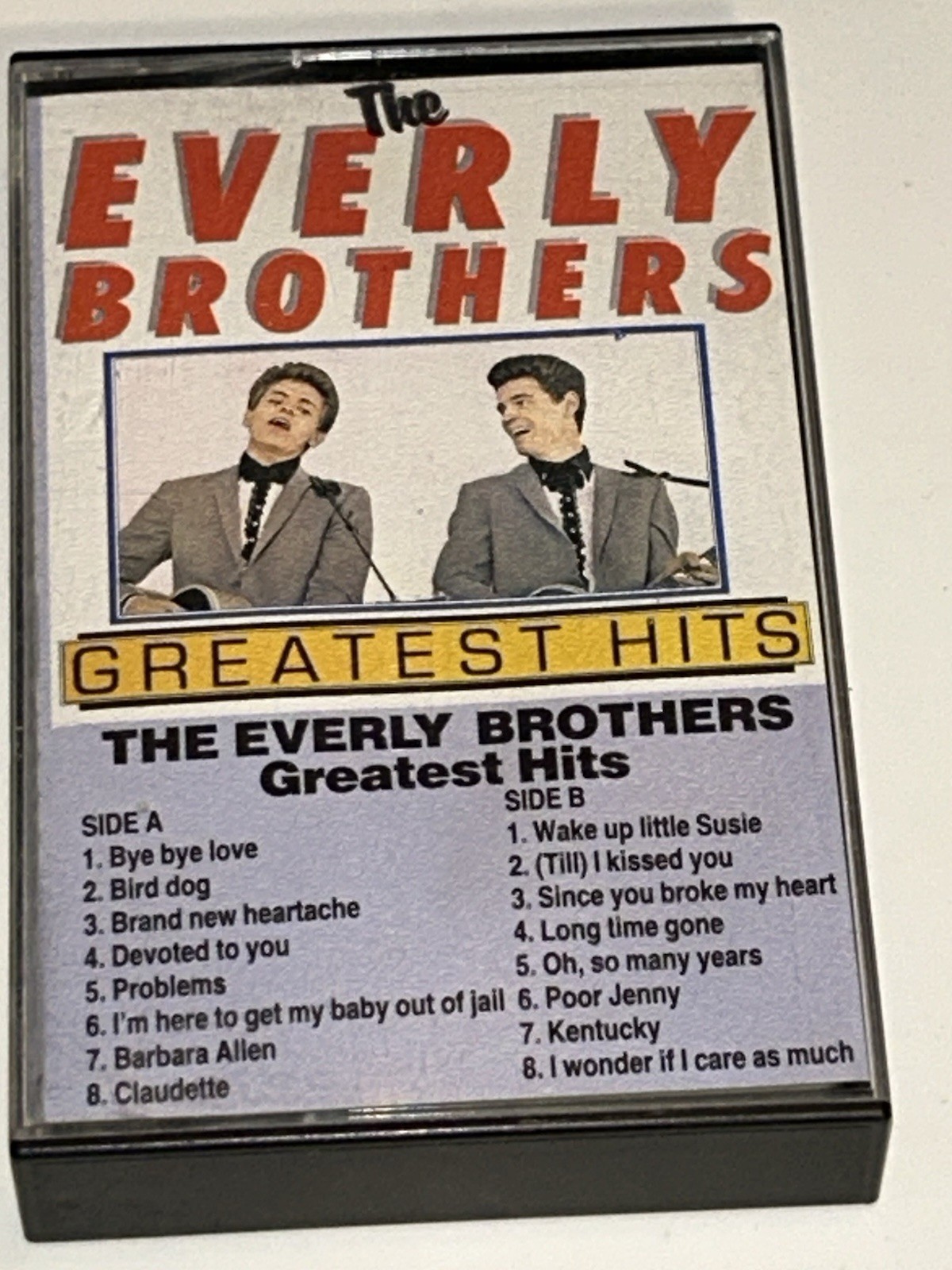 The Everly Brothers Greatest Hits Rock N Roll  Cassette Tape 1E88