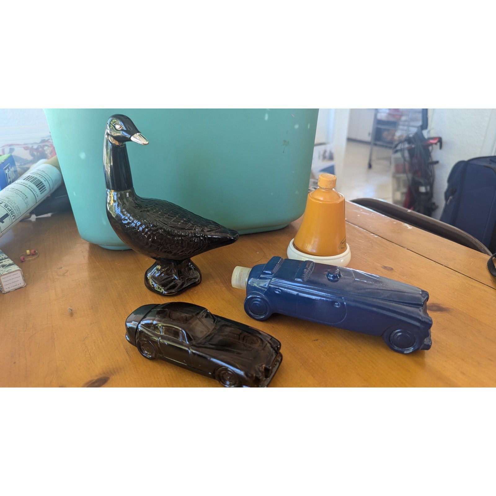 Avon Collectible After Shave Bottles: Wild Country Cars & Goose Decanter Lot