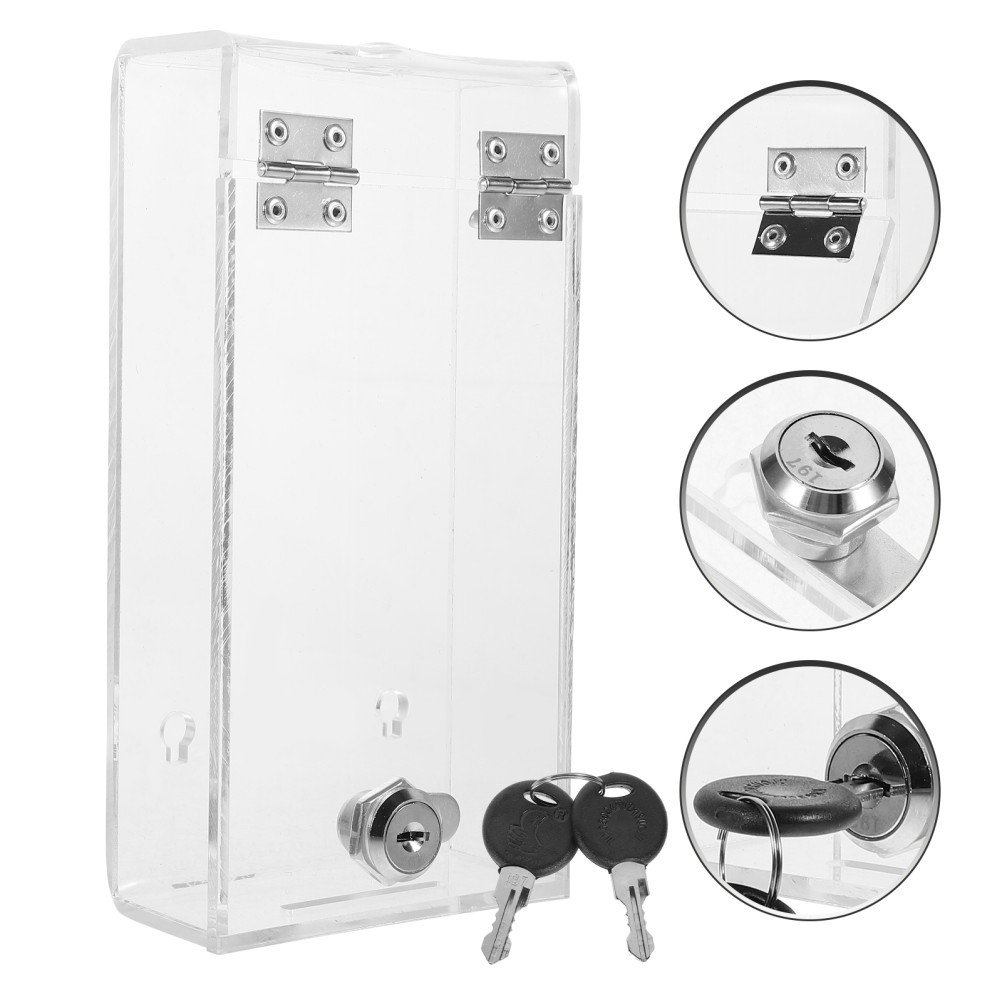 Transparent Lock Box For Phones With Safety Lock For Protection