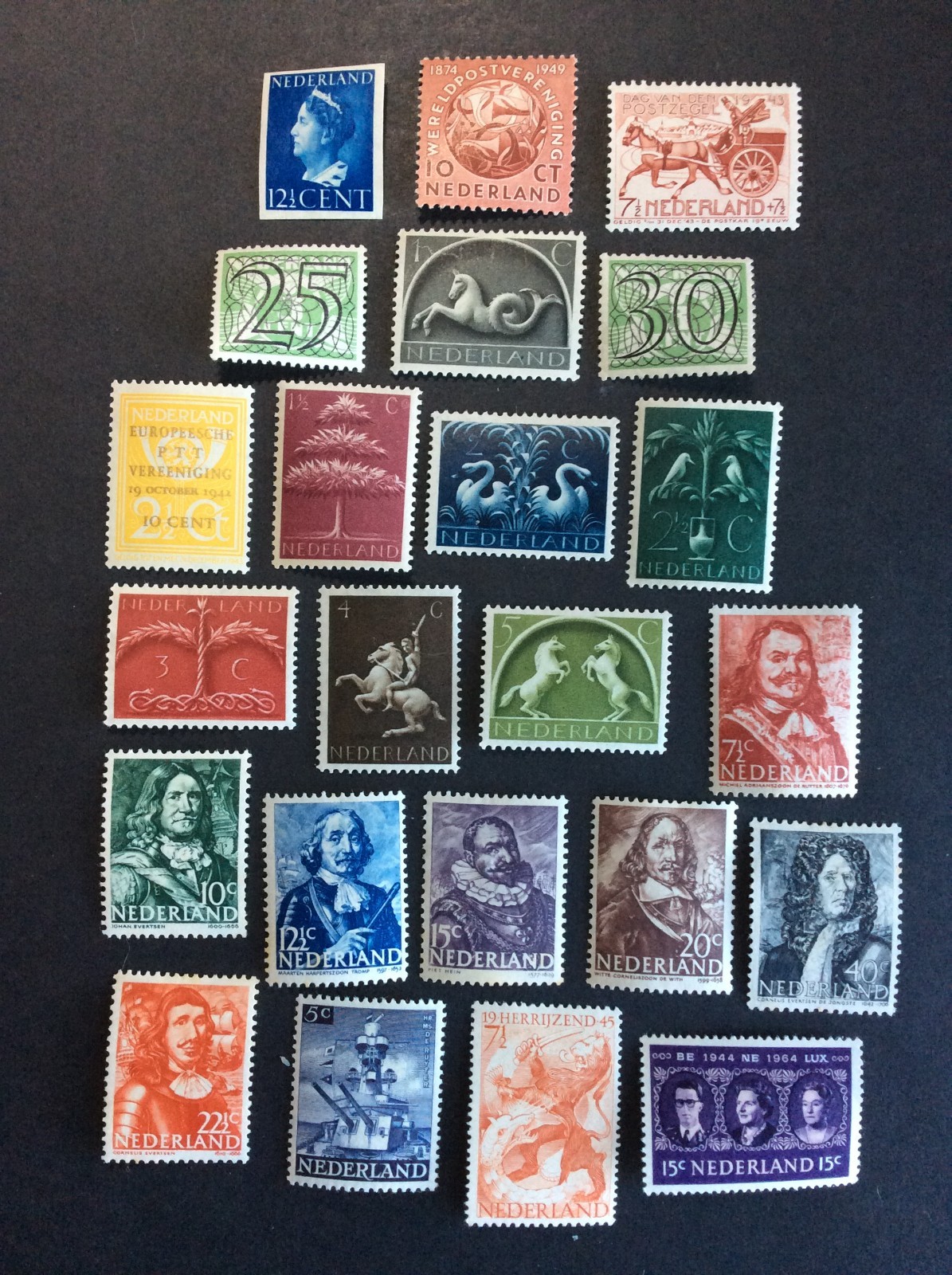 BroadviewStamps Netherlands 23 stamps MH F-VF including imperf #219