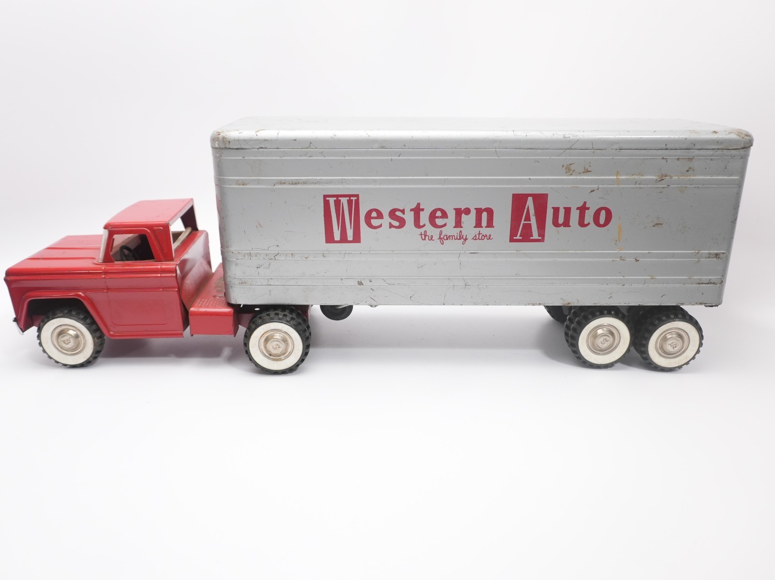 Western Auto Structo  Deluxe Steel Semi Rig Truck 1960’s