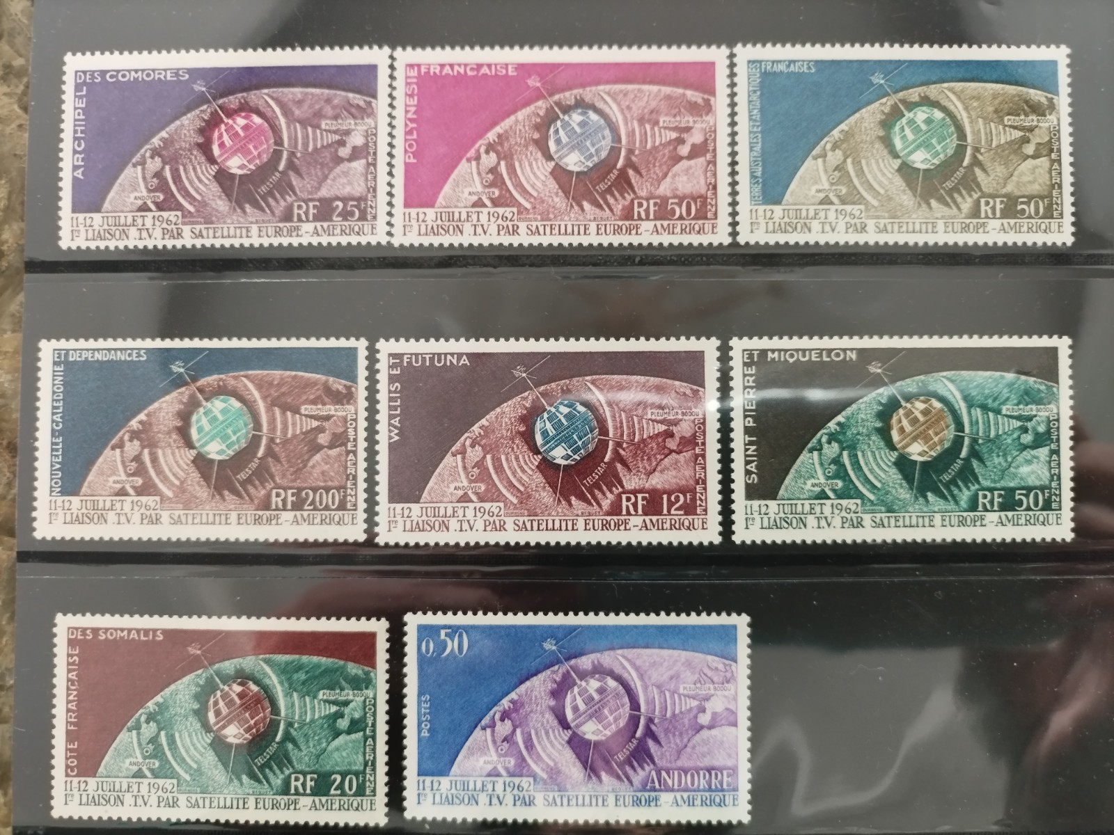 Omnibus Stamp Issues - Telstar Omnibus MNH 1962-3 Complete Set of 8 CD111