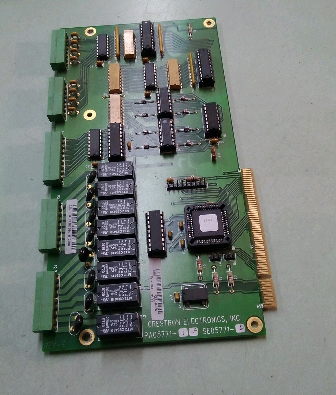 CRESTRON PA05771-1F SE05771-D CONTROL BOARD
