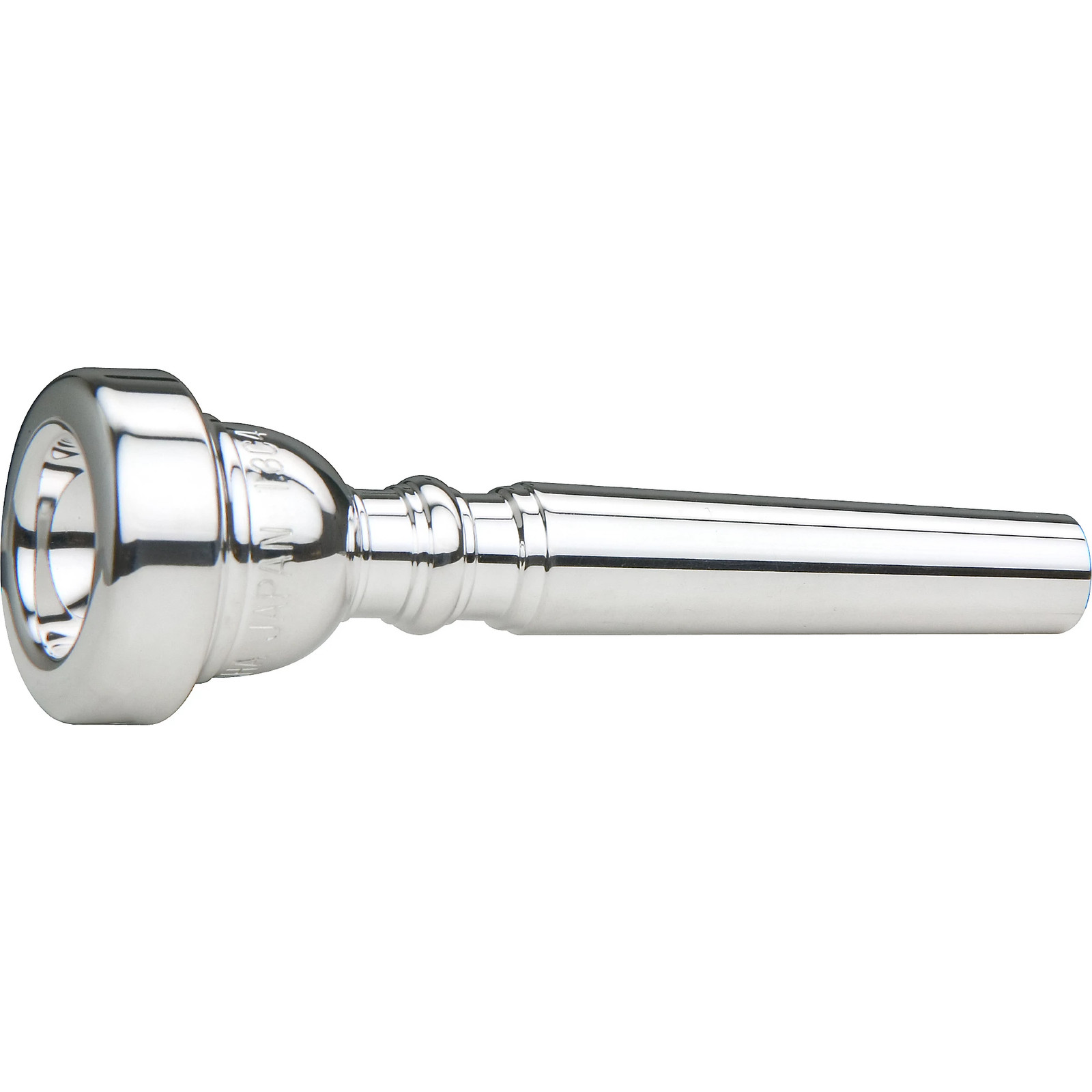 Yamaha Standard Series Trumpet Mouthpiece Model 13C4 finished in Silver Plate