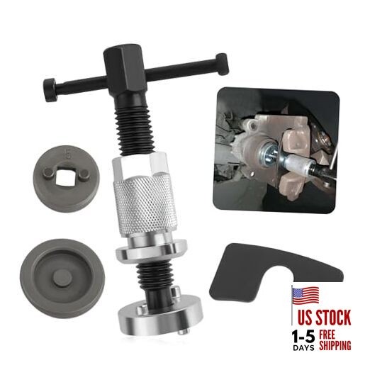 Brake Caliper Compression Tool Set,Chrome-Plated Steel Brake Caliper Tool 5PCS