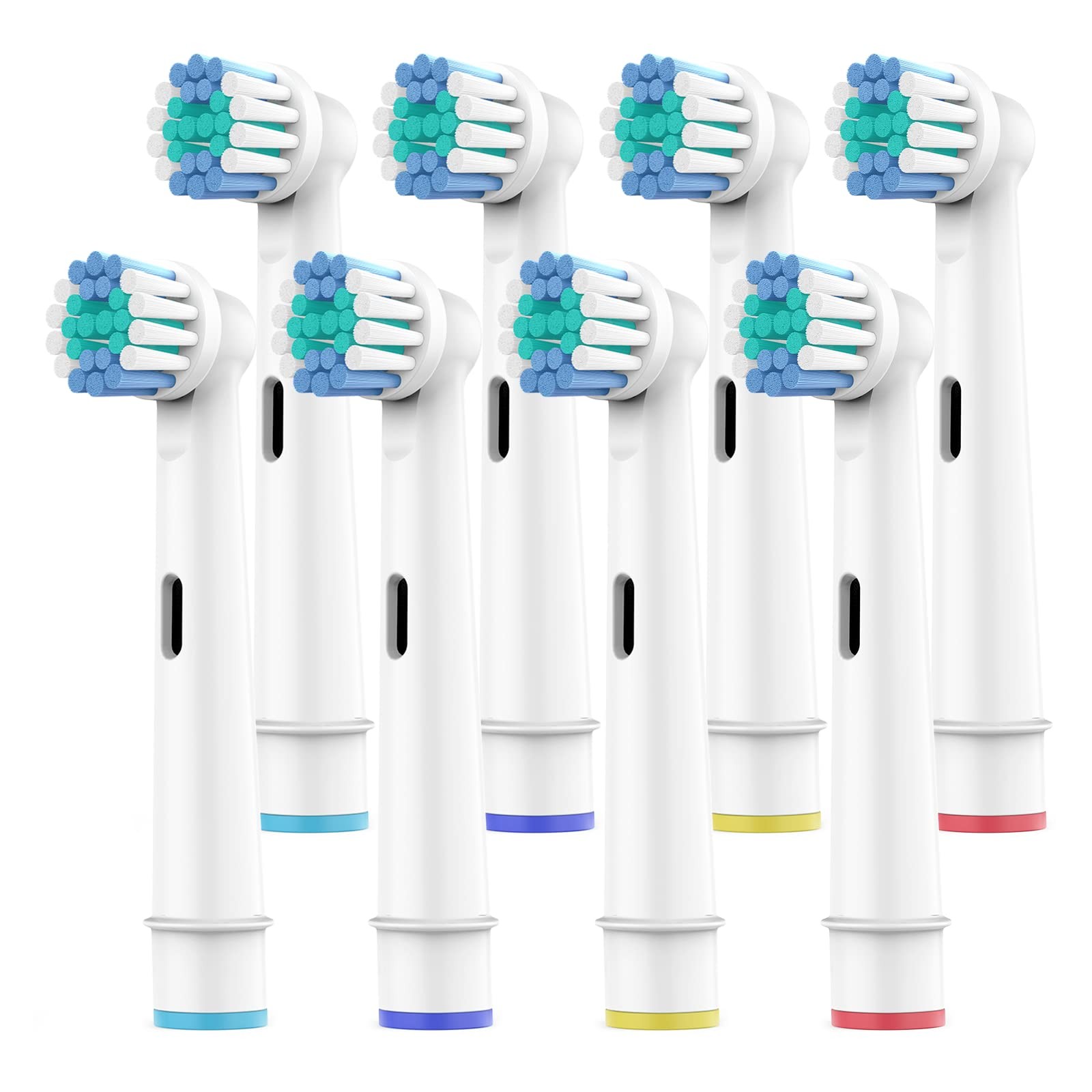 SetSail Toothbrush Heads for Oral B, 8 Pack 1 Count (Pack of 8), White 