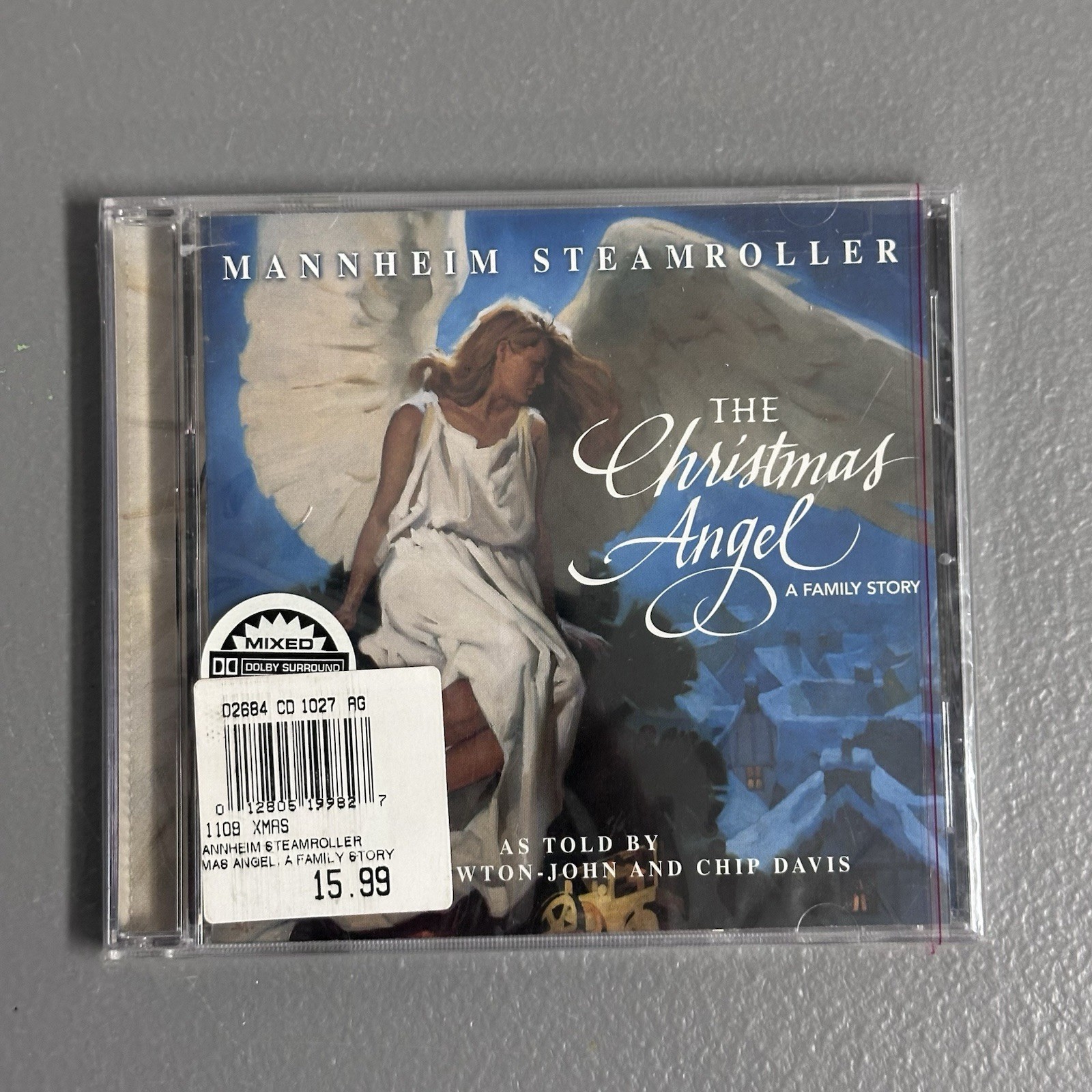 Mannheim Steamroller CHRISTMAS ANGEL: A Family Story CD Olivia Newton NEW Sealed