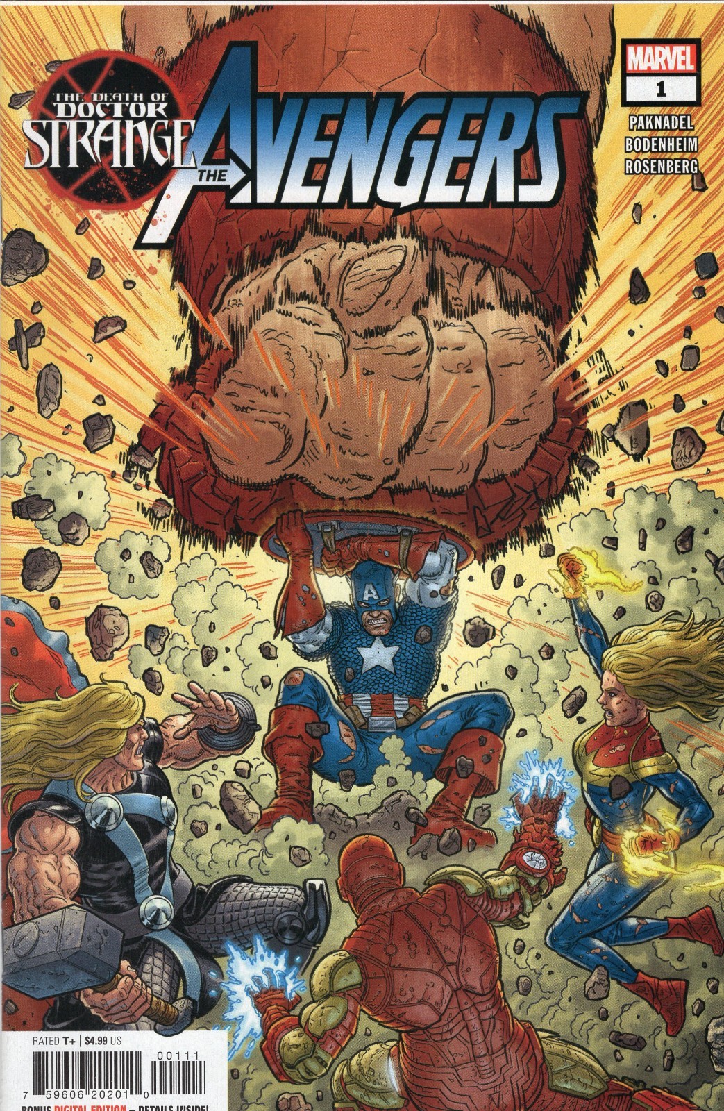 Death of Doctor Strange Avengers #1 Marvel Comics 2021 NM+