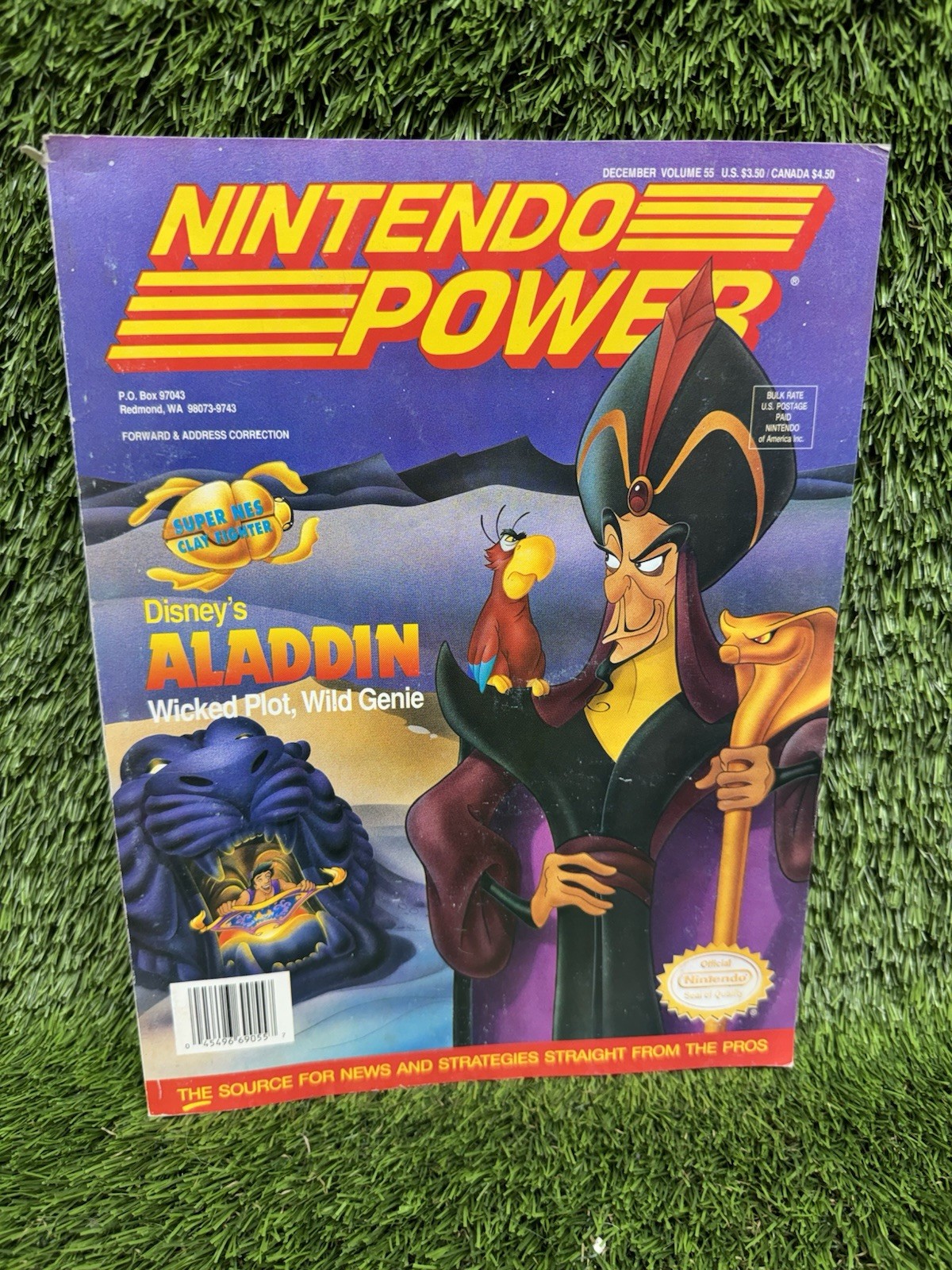 Nintendo Power vol 55 Aladdin, Mega Man X poster!
