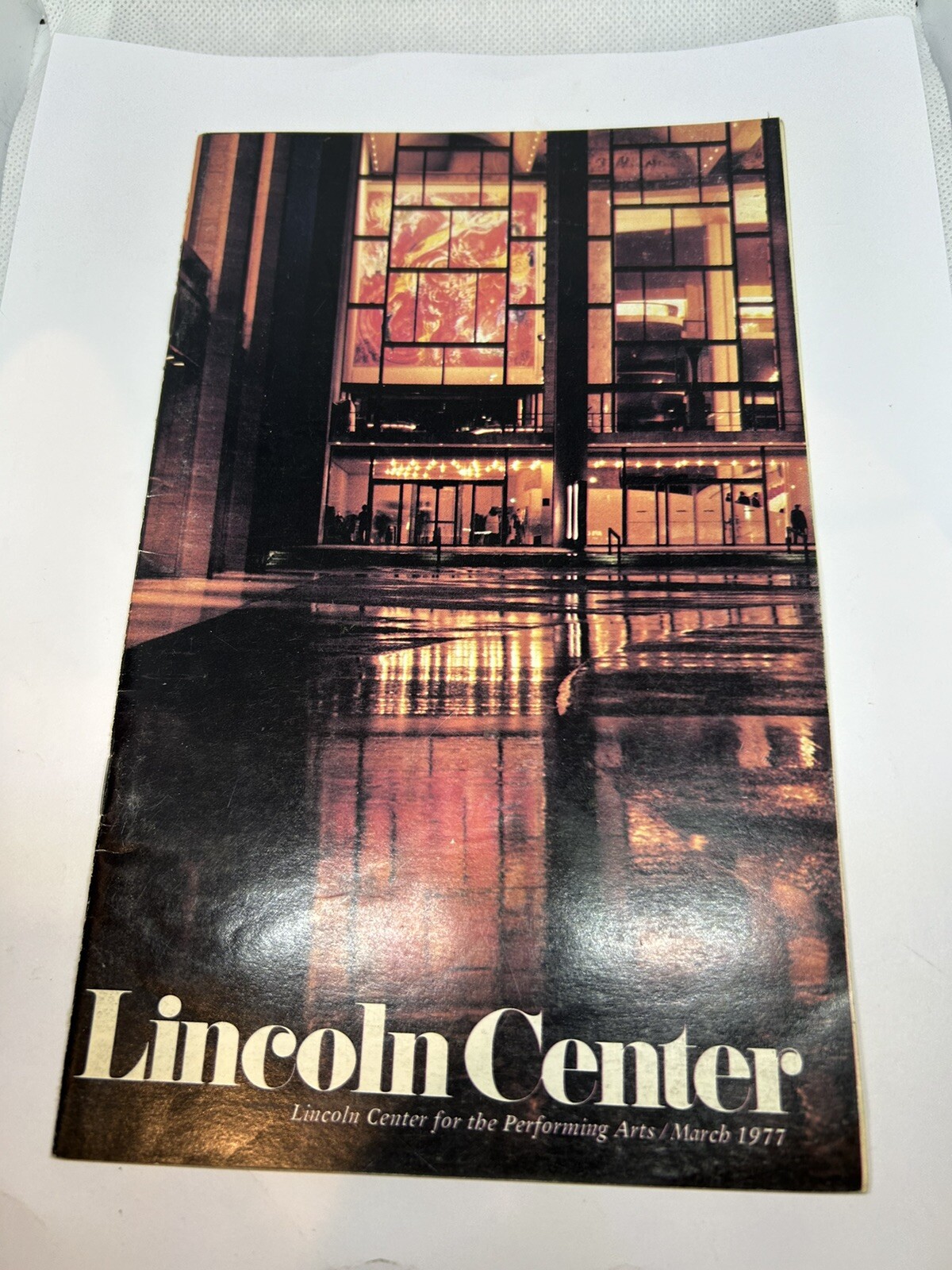 1977 Stagebill Lincoln Center for Performing Arts Presents New York Philharmonic