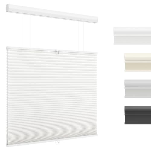 Top Down Bottom Up Cellular Shades 35" W × 48" H White - Light Filtering