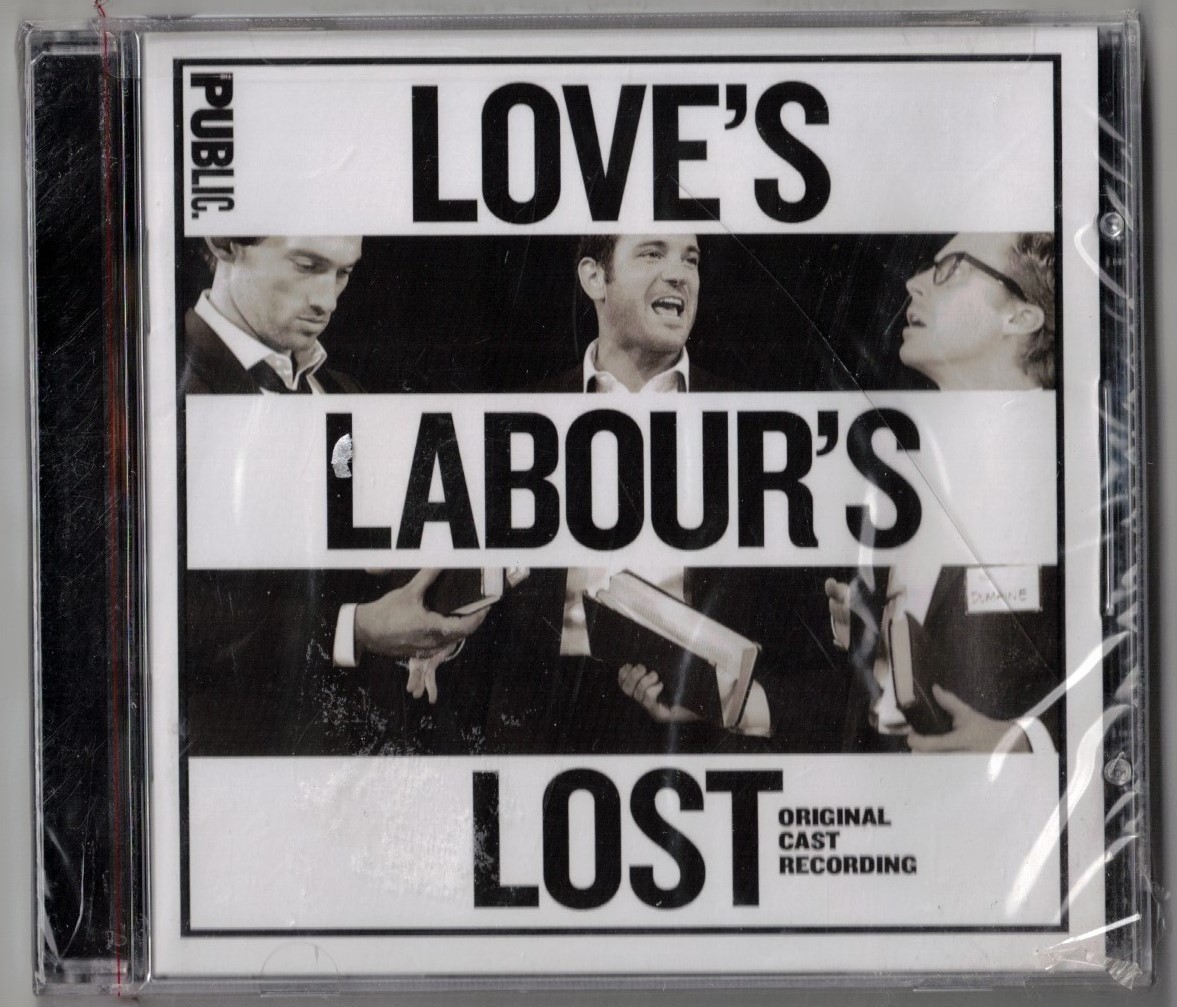 NEW! SEALED! LOVE'S LABOUR'S LOST Original Cast Recording [2014] CD (Shakespeare