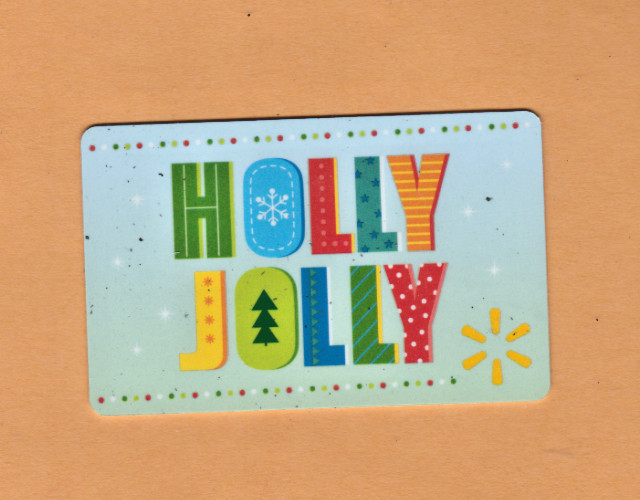 Collectible Walmart Gift Card - Holly Jolly  Christmas - No Value - FD110179