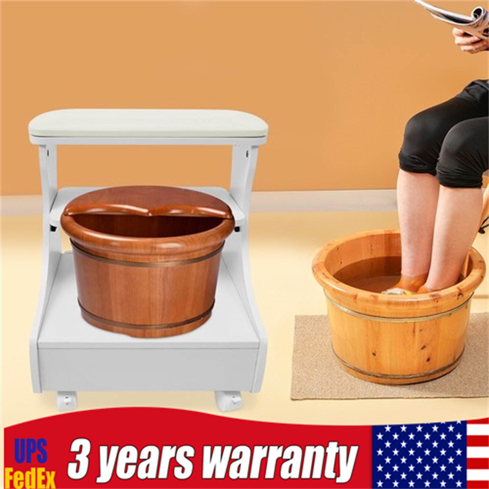 Foot Bath Stool, Foot Bath Trolley Foot Rest Pedicure Manicure Chair