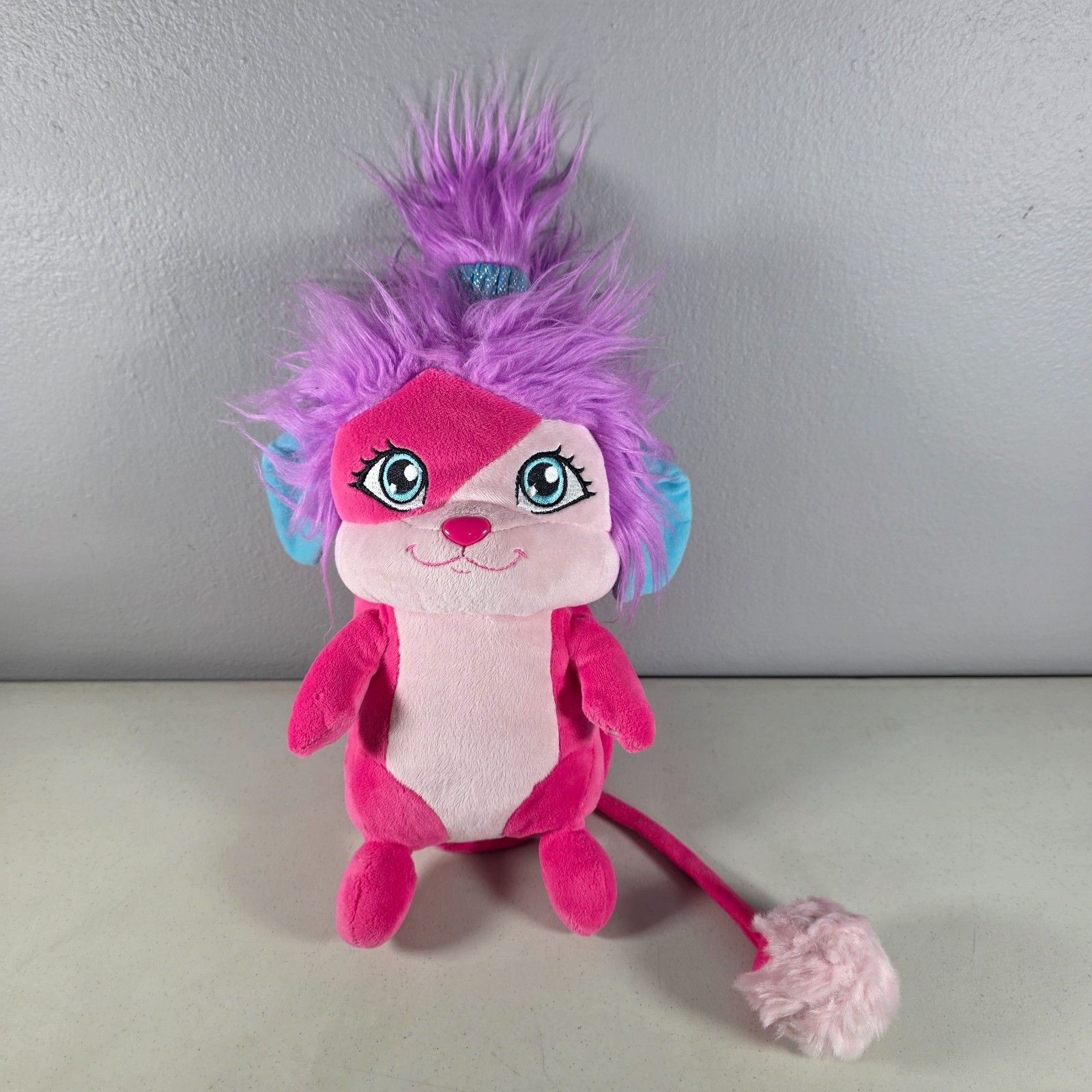 Spin Master Popples Sunny 10" Talking Plush – Soft Pink Popple – Works – 2015