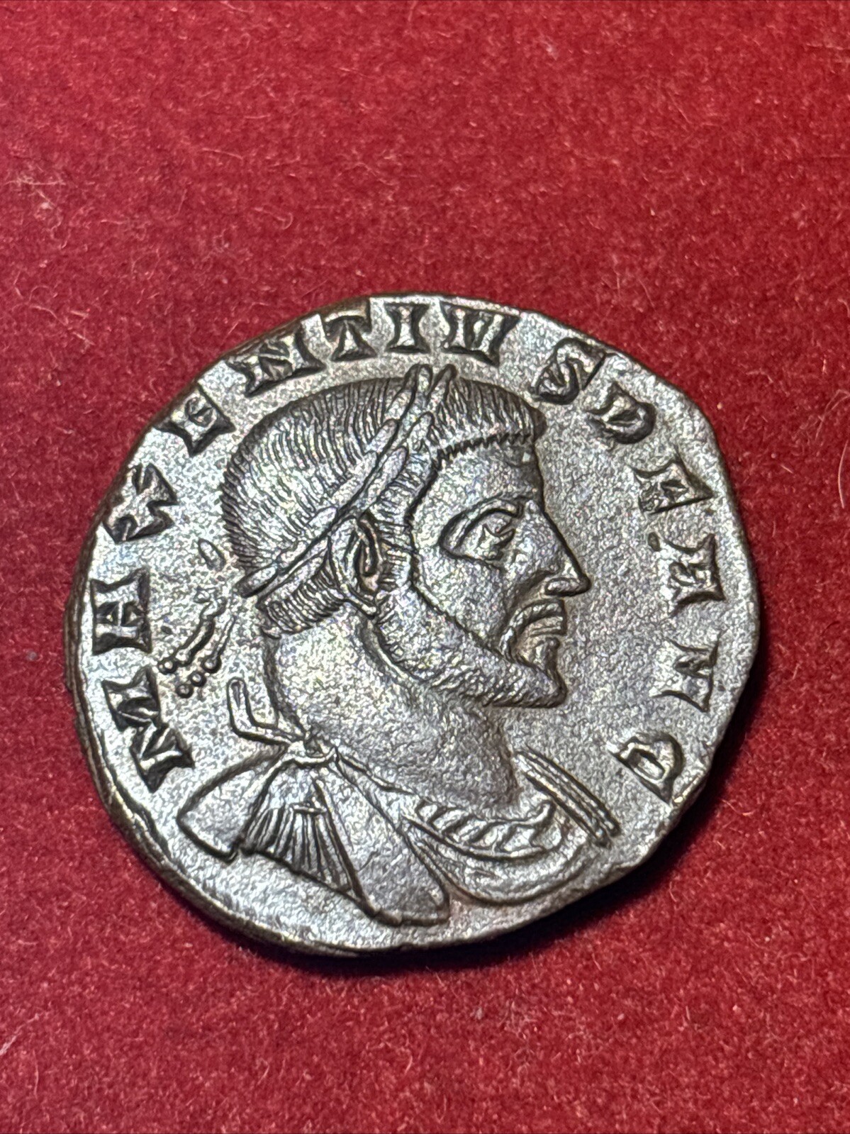 Maxentius. AD 307-312. Æ Follis, Roma In Hexastyle Temple Ticinum Mint