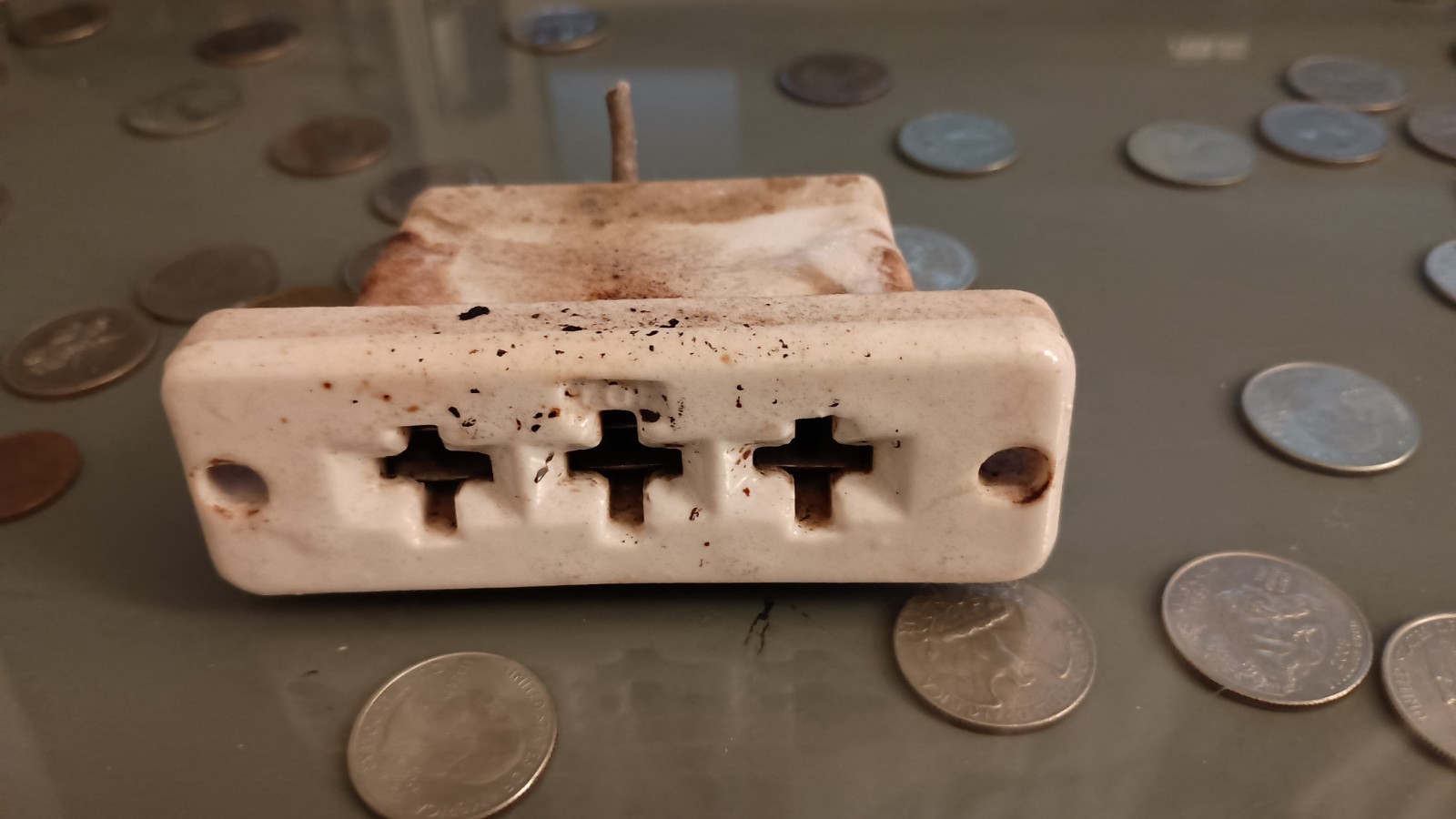 GE Bake Element Receptacle WB17X105 Used W/ Screws