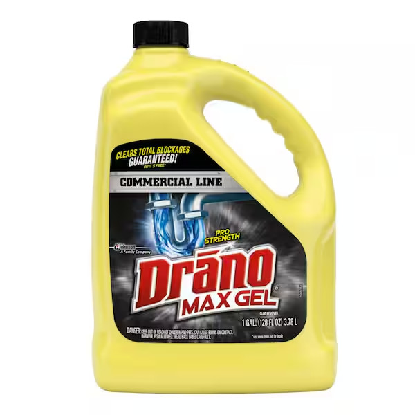 Drano Commercial Line 128 fl. oz. Max Gel Clog Remover
