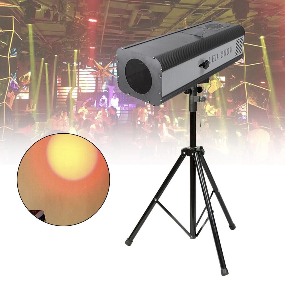 LED Follow Spot Light Disco Stage Spotlight Manual Control For DJ Party Theater