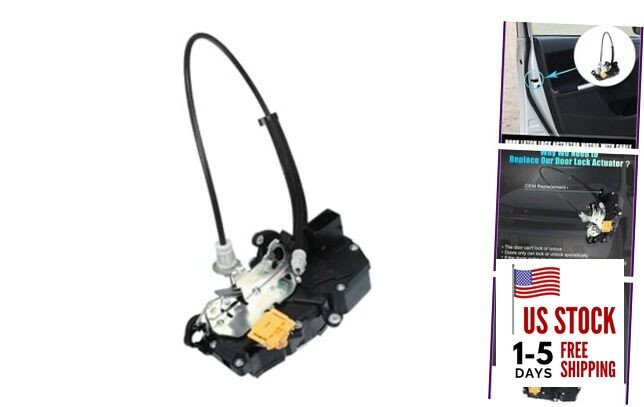 Front Left Side Power Door Lock Actuator Motor with Cable for Cadillac CTS 