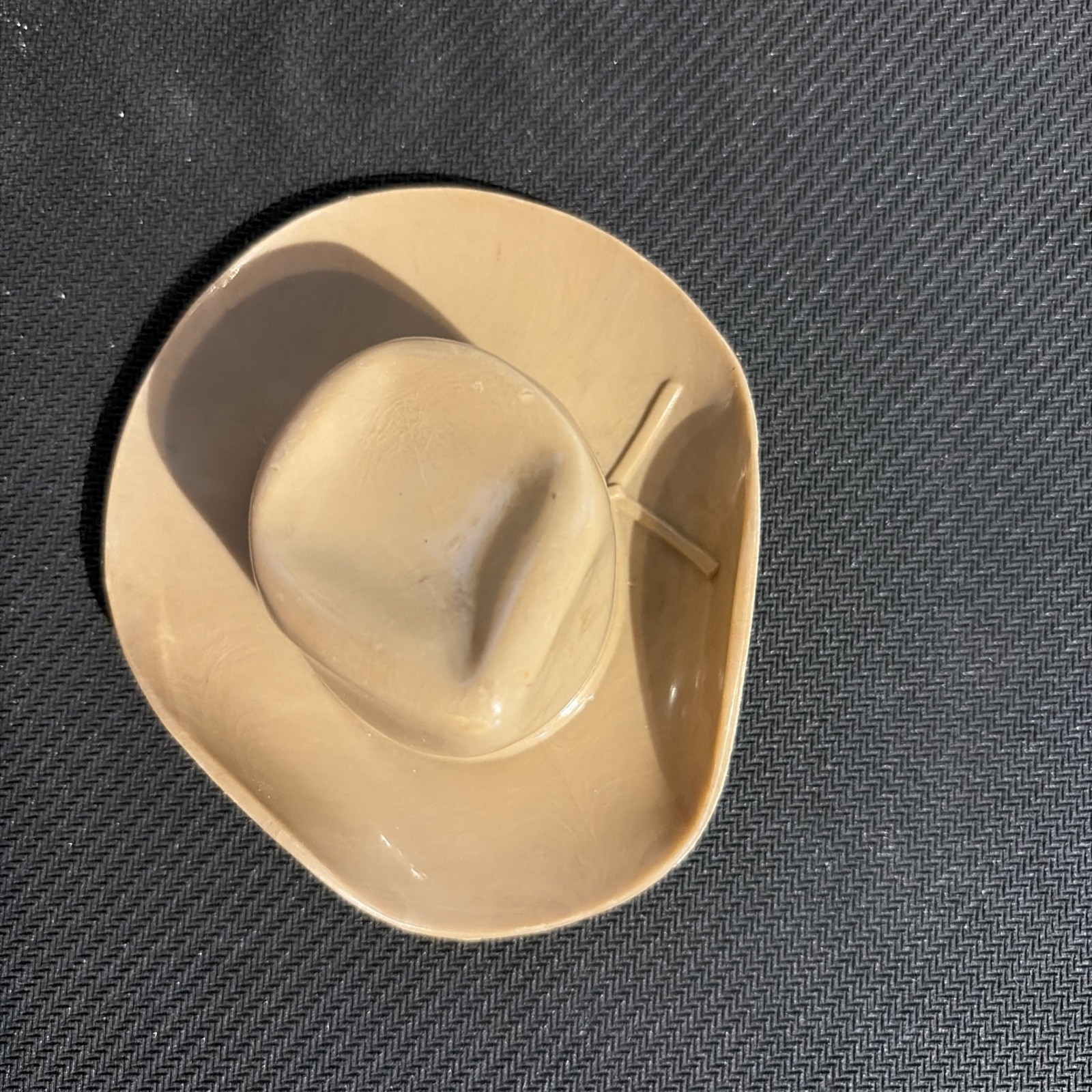 Vintage Mid Century Toy  STETSON Cowboy Hat Tan Western ~ Doll Accessory 