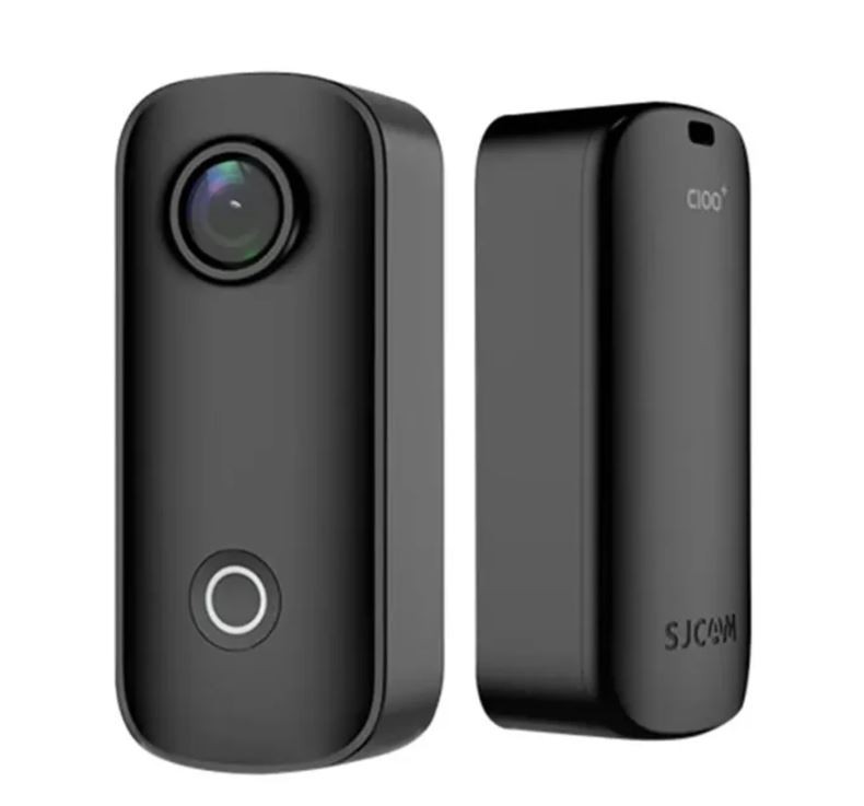 SJCAM C100+ Mini WiFi Action Camera 4K30fps Pocket Sized Wearable Body Camera,