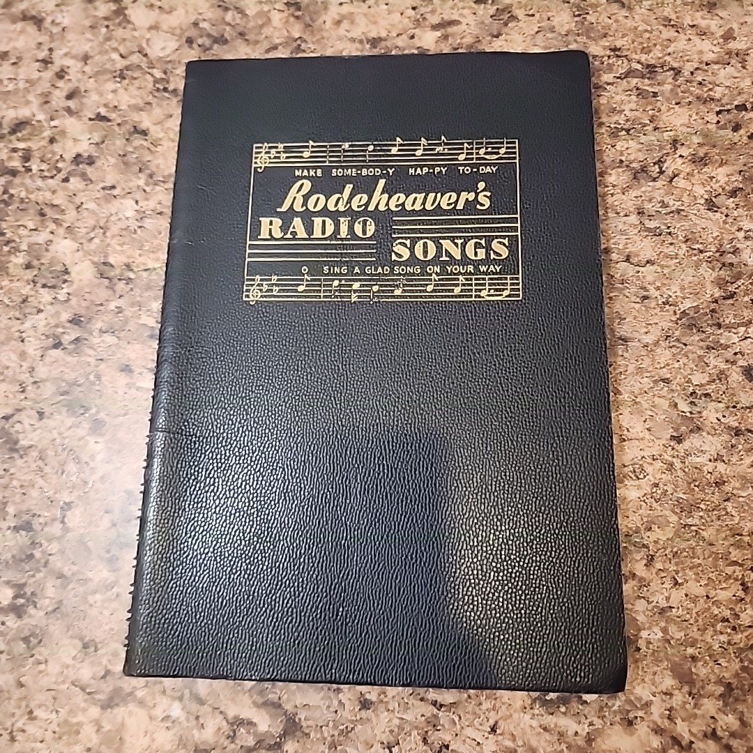 Vintage Rodeheaver's Radio Songs Religious Gospel 1946 Sheet Music Book Spiral