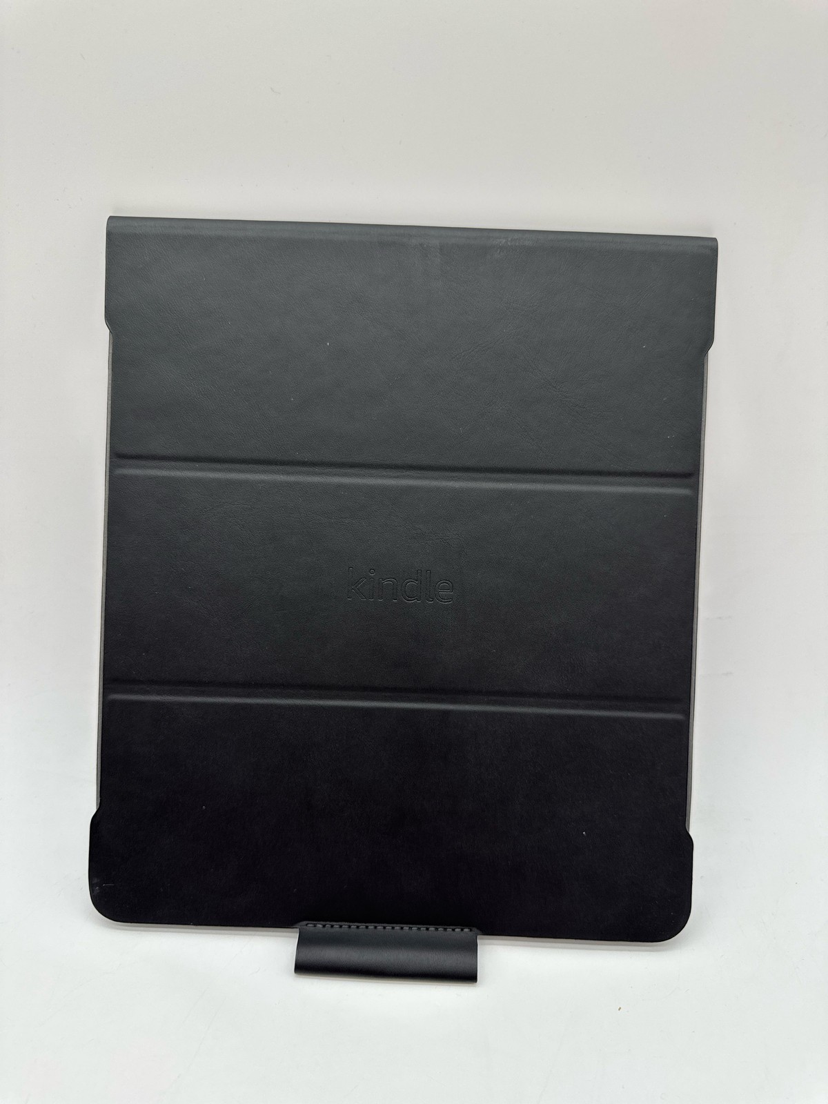 Amazon Plant-Based Leather Folio Cover Magnetic Attach for Kindle Scribe Black