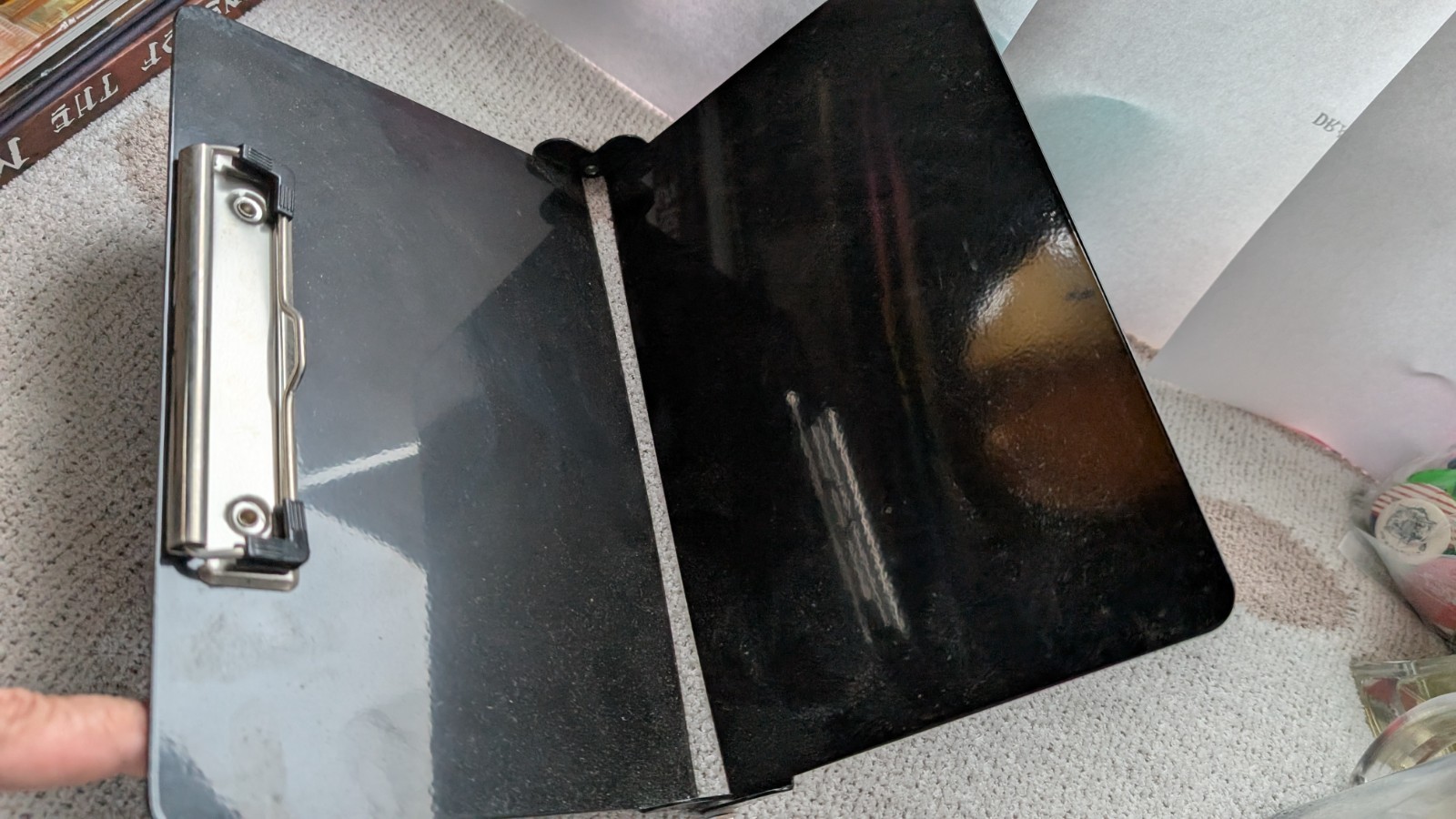 WhiteCoat Clipboard - BLACK - Original Edition - Nurse / Dr. / PA / EMT - metal